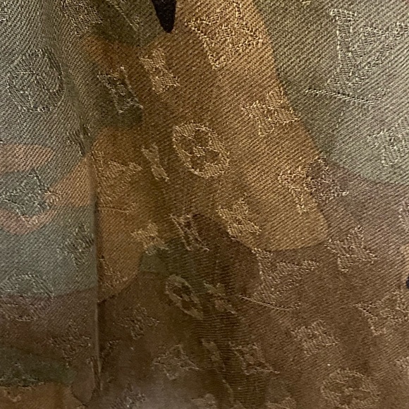 Authentic Louis Vuitton X Supreme jacquard denim  camo pants 5 pockets 32X33 - Picture 12 of 16